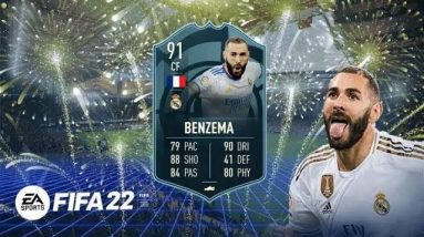 FIFA 22 POTM KARIM BENZEMA SBC COMPLETED AND Pack opening Packed A WALKOUT