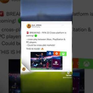 FIFA 23 CROSS PLATFORM🚨🔥 (PS4, XBOX AND PC)🥶