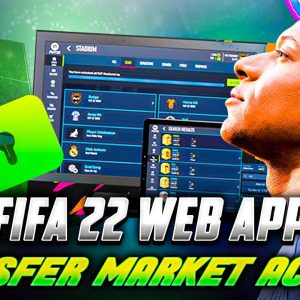 HOW TO GAIN TRANSFER MARKET ACCESS ON THE FIFA 22 WEB APP! MAKE SURE YOU HAVE THIS TYPE OF ACCOUNT!!