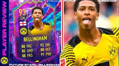 The Perfect CM?! 🤯 93 Future Stars Jude Bellingham FIFA 22 Player Review