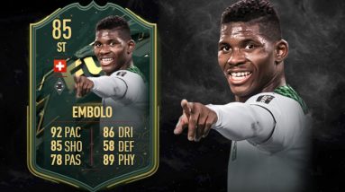 BREEL EMBOLO - WINTER WILDCARDS FIFA 22 PLAYER REVIEW I FIFA 22 ULTIMATE TEAM