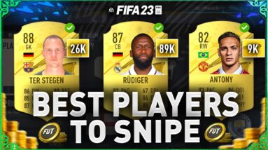 BEST PLAYERS TO SNIPE FAST!! 😱 *MAKE 50K AN HOUR* (FIFA 23 BEST TRADING METHOD) #FIFA23