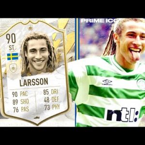 Best Hair in FIFA?! 🔥 90 Prime Icon Larsson FIFA 22 Player Review