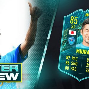 WOW! LITTLE POCKET ROCKET! 85 MOMENTS KAZUYOSHI MIURA PLAYER  REVIEW - FIFA 22 ULTIMATE TEAM