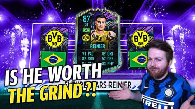 IS HE WORTH THE GRIND?! | 87 FUTURE STARS REINIER PLAYER REVIEW! | FIFA 21 Ultimate Team
