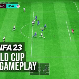 FIFA 23 - World Cup Mode Online Gameplay - 4k Full Match PS5 - Qatar World Cup 2022