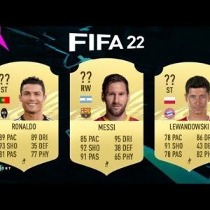 FIFA 22   OFFICIAL TOP 20 BEST PLAYER RATINGS! 😱🔥   FT  MESSI, RONALDO, LEWAND