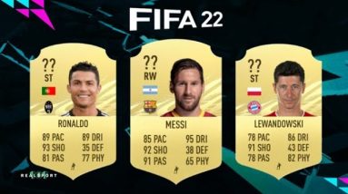 FIFA 22   OFFICIAL TOP 20 BEST PLAYER RATINGS! 😱🔥   FT  MESSI, RONALDO, LEWAND