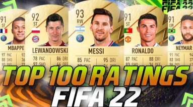 FIFA 22 TOP 100 PLAYER RATINGS! - REVIEW ON THE OFFICIAL FIFA 22 TOP 100 PLAYER RATINGS