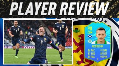 90 SCOTLAND NATIONS CALLUM MCGREGOR PLAYER REVIEW - FIFA 21 ULTIMATE TEAM