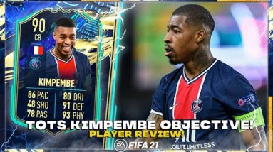 NO NONSENSE DEFENDER! 💪 TOTS KIMPEMBE OBJECTIVE PLAYER REVIEW! FIFA 21 ULTIMATE TEAM