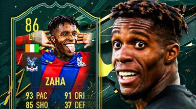 BETTER THAN PULISIC?! 😨 86 WINTER WILDCARD ZAHA PLAYER REVIEW! - FIFA 22 Ultimate Team