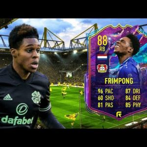 WORTH THE 12 TOKENS?? 88 FUTURE STARS FRIMPONG PLAYER REVIEW | FIFA 22 ULTIMATE TEAM