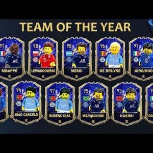 TOTY 22 in Lego • Team Of The Year - FIFA 22 Ultimate Team in Lego Football Film