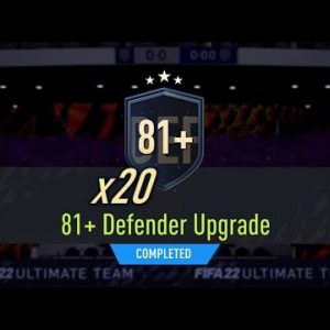 20x 81+ DEFENDER UPGRADE PACKS! - FIFA 22 TOTY Defenders Pack Opening