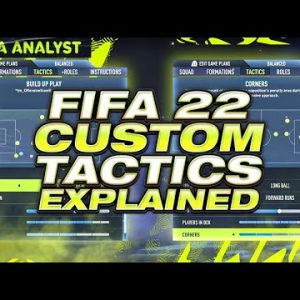 NEW TACTICS SYSTEM ON FIFA 22 IS A GAME CHANGER?! 😱 CUSTOM TACTICS FOR FIFA 22 EXPLAINED!