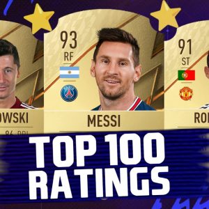FIFA 22 TOP 100 RATINGS! 😱⭐ ALLE STATS + SKILL MOVE & WEAK FOOT UPGRADES! | FIFA 22 Ultimate Team