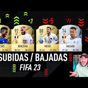 FIFA 23 | LAS MAYORES SUBIDAS Y BAJADAS DE VALORACIÓN! 😱🔥