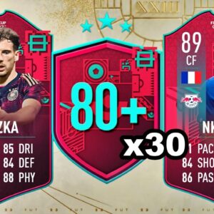 30x 80+ DOUBLE UPGRADE PACKS FIFA 23 Ultimate Team!