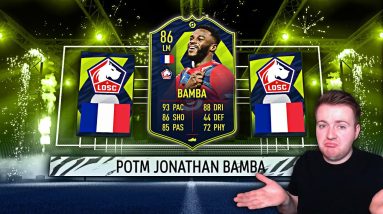 IS HE REALLY WORTH 350K?! | 86 LIGUE 1 POTM JONATHAN BAMBA PLAYER REVIEW! | FIFA 21 Ultimate Team