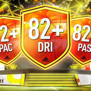 82+ Pace Upgrade Pack, 82+ Dribbling Upgrade Pack & 82+ Passing Upgrade Pack!