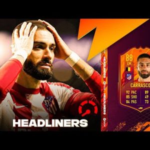 88 HEADLINERS CARRASCO PLAYER REVIEW | FIFA 22 Ultimate Team