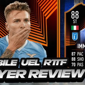 Target Man 🎯 88 RTTK Immobile FIFA 22 Player Review - (UEL ROAD TO THE KNOCKOUTS)
