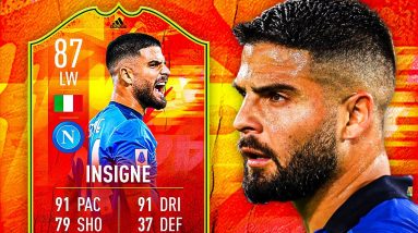 LORENZO IL MAGNIFICO! ✨ 87 ADIDAS NUMBERS UP INSIGNE PLAYER REVIEW! - FIFA 22 Ultimate Team