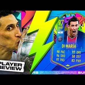 HE WON IT FOR ARGENTINA! 🏆 | 97 SUMMER STARS DI MARIA PLAYER REVIEW | FIFA 21 Ultimate Team
