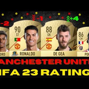 FIFA 23 | MANCHESTER UNITED Ratings Prediction | Cristiano💥, De Gea 🤯, Rashford⚡, Fernandes 🧐