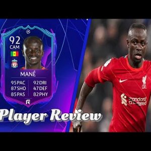 INSANE POSITION CHANGE! 😱 SADIO MANE RTTF PLAYER REVIEW! 92 RATED! FIFA 22 ULTIMATE TEAM!