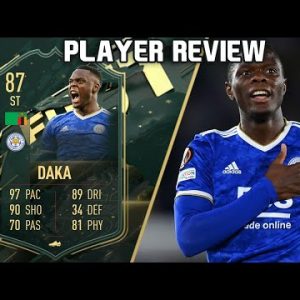 WORTH THE TOKENS?? 🤔 87 WINTER WILDCARDS DAKA PLAYER REVIEW! FIFA 22 ULTIMATE TEAM