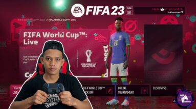 Review Fifa 23 Update World Cup Mode | OFFICIAL GAMEPLAY FINAL BRAZIL vs ARGENTINA