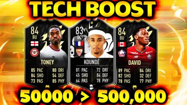 FIFA 22 |⚡ LA GROSSE TECH BOOST⚡ | ACHAT/REVENTE - 50,000 ➔ 500,000 Crédits FUT 22 Ultimate (TOTW 5)