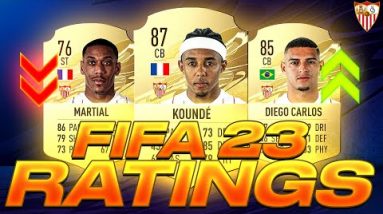 SEVILLA FIFA 23🤩| FUT 23 RATINGS PREDICTION ft. Koundé, Martial, Gomez etc. 🌟