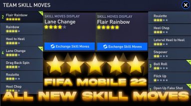 ALL NEW SKILL MOVES IN FIFA MOBILE 22
