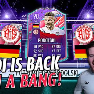 POLDI IS BACK WITH A BANG! | 90 FUT BIRTHDAY LUKAS PODOLSKI PLAYER REVIEW! | FIFA 21 Ultimate Team