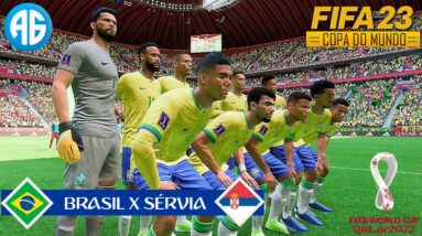 FIFA 23 WORLD CUP QATAR 2022 - O INÍCIO OFICIAL DA COPA DO MUNDO - BRASIL X SÉRVIA (Português-BR)