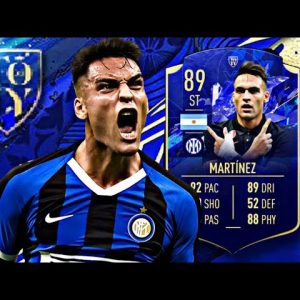 FIFA 22 - LAUTARO MARTINEZ TOTY SBC PLAYER OVERVIEW (REVIEW) HONORABLE MENTIONS #FIFA22 #TOTY