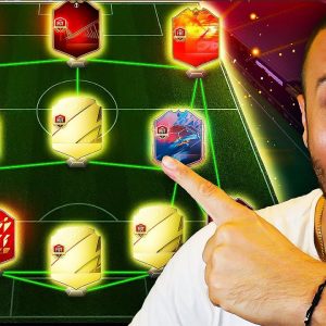 FIFA 22 MY NEW RED PLAYER PICK HYBRID SQUAD WORTH 1,500,000 COINS TO WIN ELITE DIVISION AGAIN!