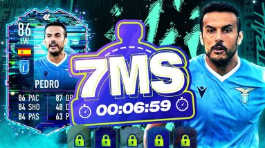THE FIRST FLASHBACK OF THE YEAR!! 86 PEDRO 7 MINUTE SQUAD BUILDER - FIFA 22 ULTIMATE TEAM
