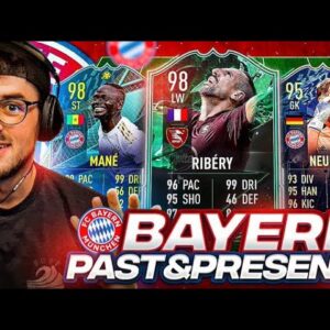 Bayern München Past & Present w/ 98 Ribery, 98 Mane, 95 Neuer