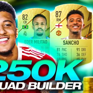 BEST 250K SQUAD BUILDER! 🔥 - FIFA 22 Ultimate Team
