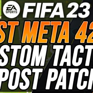 BEST META 4222 CUSTOM TACTICS POST PATCH FOR RANK 1 & ELITE - FIFA 23