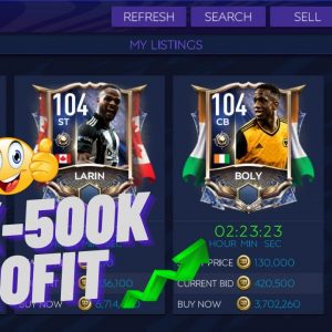 Best Sniping Filters for 100K-500K Profit (Part 1)| FIFA Mobile 21