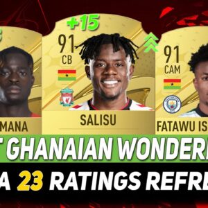 FIFA 23 WONDERKIDS 🇬🇭 ✸ BEST YOUNG GHANAIAN TALENTS ON CAREER MODE! ft.SALISU,SULEMANA,FATAWU...etc