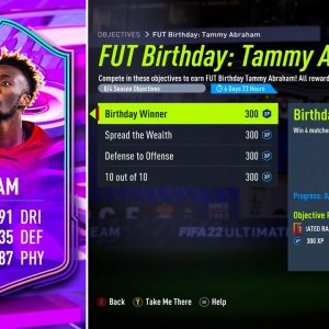 HOW TO COMPLETE FUT BIRTHDAY TAMMY ABRAHAM OBJECTIVES FAST! ⭐ FIFA 22 ULTIMATE TEAM