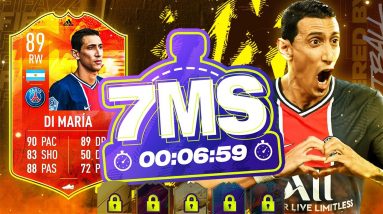 FIFA 22 - HUGE +7 PACE UPGRADE!! 89 NUMBERS UP DI MARIA 7 MINUTE SQUAD BUILDER - ULTIMATE TEAM