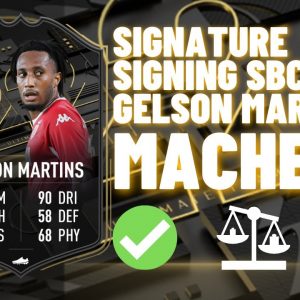 FIFA 22: Lohnt sich die SBC? 🤔 -  GELSON MARTINS 85 SIGNATURE SIGNING | SBC REVIEW