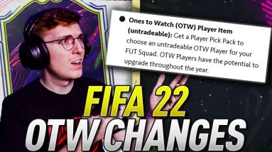 CHANGES TO THE ONE TO WATCH PROMO FOR FIFA 22!